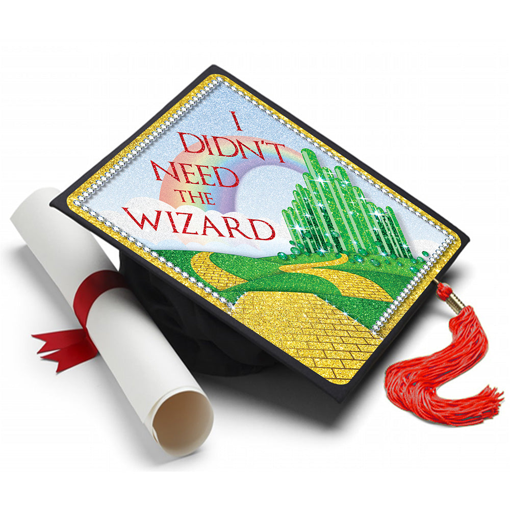 Wizard of Oz - Grad Cap Tassel Topper - Tassel Toppers - Professionally Decorated Grad Caps