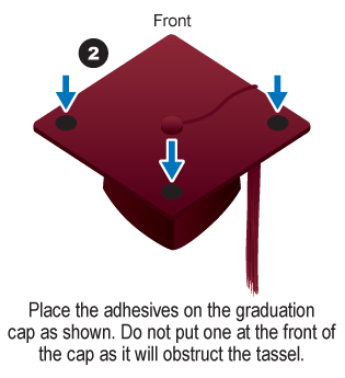 Graduation Cap Topper, 4 – Lorraines Cake & Candy Supplies