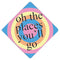 Oh The Places You'll Go Grad Cap Tassel Topper - Tassel Toppers - Professionally Decorated Grad Caps