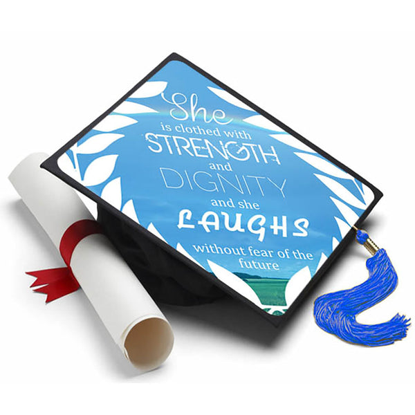 She laughs without fear shop of the future graduation cap