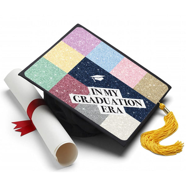 Glitter Heavyweight Premium Construction Card Stock for Grad Caps, 10 –  Tassel Toppers - Professionally Decorated Grad Caps